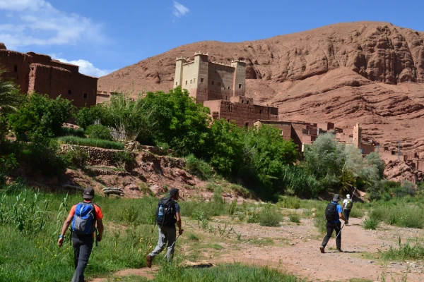 Morocco Trekking in valley of roses